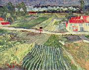Landschaft bei Auvers im Regen, Vincent Van Gogh
